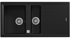 Teka STONE 60 B-TG  1.5 Gözlü Tezhaj Üstü  Carbon  / Siyah Granit Evye - 115360001