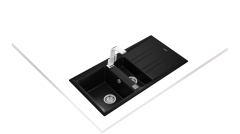 Teka STONE 60 B-TG   Metalik Black Granit Evye - 115360010