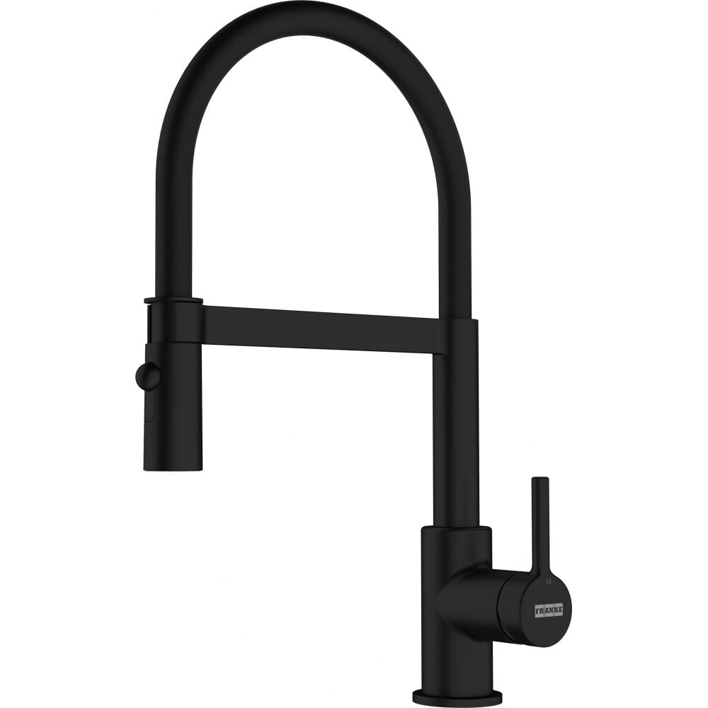 Franke Lina Semi Pro Matt Black Duşlamalı Armatür - 115.0725.838