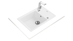 Teka STONE 60 S-TG  Granit  White / Beyaz Eviye - 115330040