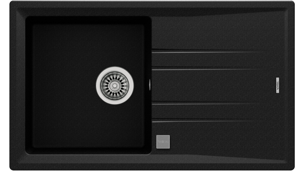 Teka STONE 50 B-TG Granit  Metalik Siyah Evye -115330024