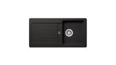 Teka KEA 45 B TG Tezgah Üstü Tek Hazneli Kumandalı Sifonlu Carbon / Siyah Granit Evye- 40143345