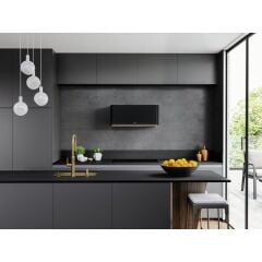 Franke Mythos Masterpiece FMY W BK M/GD 80 KL  Mat Siyah – Gold Davlumbaz - 335.0729.962