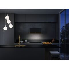 Franke Mythos Masterpiece FMY W BK M/GD 80 KL  Mat Siyah – Gold Davlumbaz - 335.0729.962