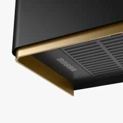 Franke Mythos Masterpiece FMY W BK M/GD 80 KL  Mat Siyah – Gold Davlumbaz - 335.0729.962