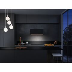 Franke Mythos Masterpiece FMY W BK M/GD 80 KL Mat Siyah – Copper Davlumbaz - 335.0729.961