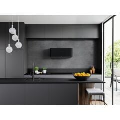 Franke Mythos Masterpiece FMY W BK M/GD 80 KL Mat Siyah – Antrasit Davlumbaz - 335.0729.963