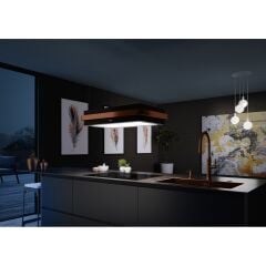 Franke Mythos Masterpiece FMYS BK/CP F80 KL Matt Black- Copper  Ada Davlumbaz - 345.0726.997