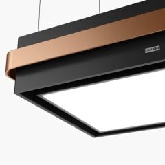 Franke Mythos Masterpiece FMYS BK/CP F80 KL Matt Black- Copper  Ada Davlumbaz - 345.0726.997