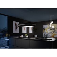 Franke Mythos Masterpiece FMYS BK/CP F80 KL Matt Black- Antrasit Ada Davlumbaz - 345.0726.996