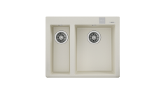 Teka FORSQUARE 590 TG 1.5 Gözlü Tezgahüstü/TezgahaSıfır White / Beyaz Granit Evye - 115260023