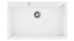 Teka FORSQUARE 72.40 TG Tek Hazneli Tezgahüstü/TezgahaSıfır  White / Beyaz Granit Evye - 115230004