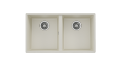 Teka SQUARE 760 TG 2 Gözlü  Tezgahaltı Damlalıksız Granit Krem Eviye - 115260027