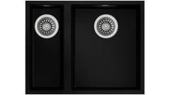Teka SQUARE 560 TG 1.5 Gözlü Tezgah Altı Damlalıksız Granit  Black / Siyah Evye - 115260029