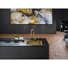 Franke Mythos Masterpiece BXM 210/110-50 Gold Evye - 127.0662.540