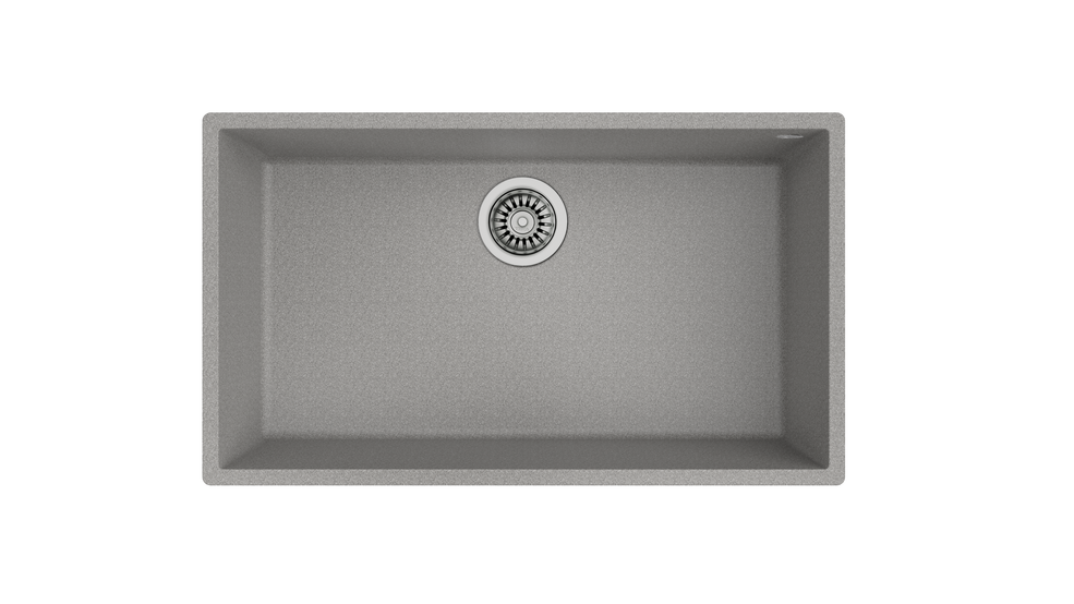 Teka SQUARE 72.40 TG Tek Hazneli Tezgahaltı Damlalıksız Granit Stone Grey Evye - 115230016