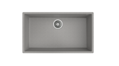 Teka SQUARE 72.40 TG Tek Hazneli Tezgahaltı Damlalıksız Granit Stone Grey Evye - 115230016