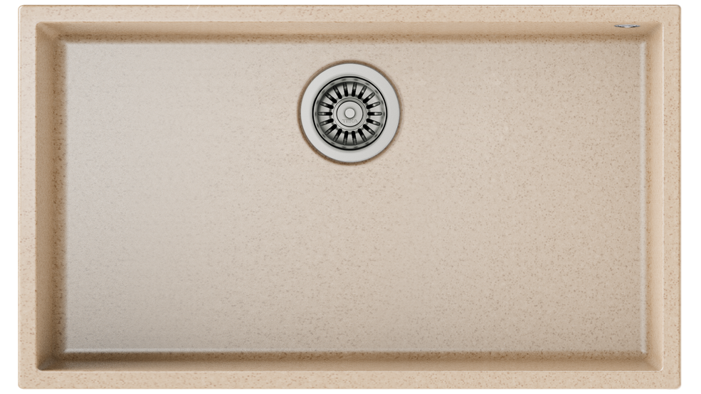 Teka SQUARE 72.40 TG Tek Hazneli Tezgahaltı Damlalıksız Avena Grey Evye - 115230017