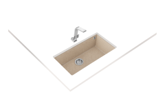 Teka SQUARE 72.40 TG Tek Hazneli Tezgahaltı Damlalıksız Avena Grey Evye - 115230017