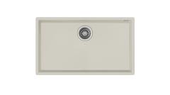 Teka SQUARE 72.40 TG Tek Hazneli Tezgahaltı Damlalıksız Krem Grey Evye - 115230018