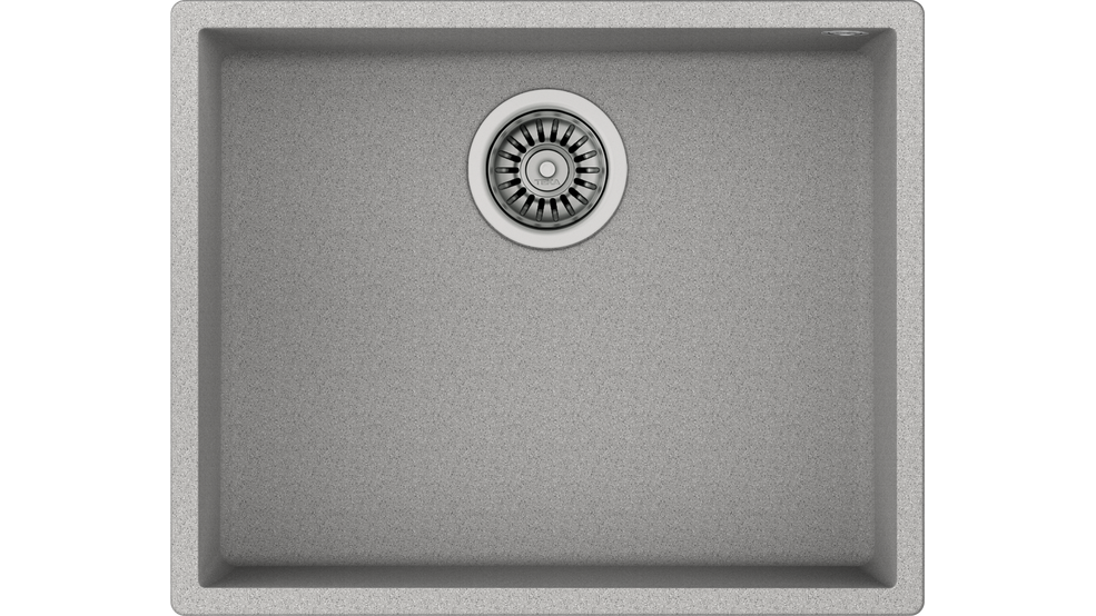 Teka SQUARE 50.40 TG Tek Hazneli Tezgah Altı Damlalıksız  Stone Grey Granit Evye - 115230021