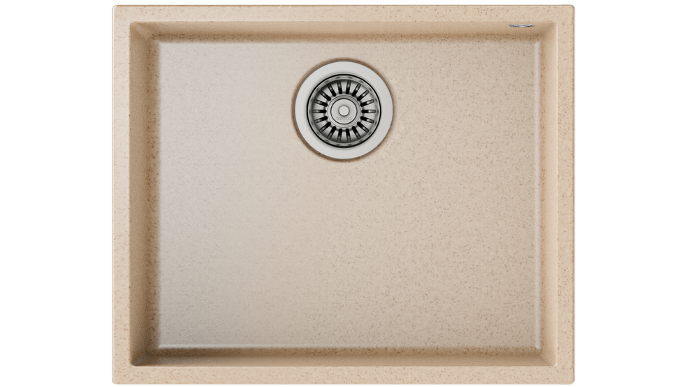 Teka SQUARE 50.40 TG Tek Hazneli Tezgah Altı Damlalıksız  Avena Granit Evye - 115230022