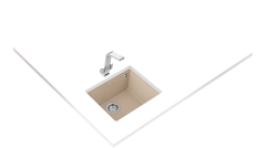 Teka SQUARE 50.40 TG Tek Hazneli Tezgah Altı Damlalıksız  Avena Granit Evye - 115230022