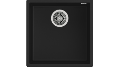 Teka SQUARE 40.40 TG Tek Hazneli Tezgah Altı Damlalıksız Black / Siyah Granit Evye - 115230025