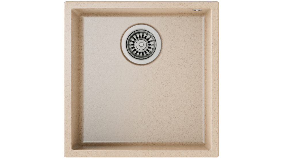 Teka SQUARE 40.40 TG Tek Hazneli Tezgah Altı Damlalıksız Avena Granit Evye - 115230027