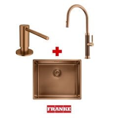 Franke Mythos Masterpiece Copper (Bakır) Evye - Armatür - Sabunluk Set Kampanya