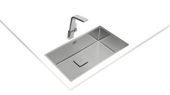 Teka FLEXLINEA RS15 71.40 Tezgaha Sıfır/ Tezgah Altı/Tezgah Üstü  Tek Hazneli Paslanmaz Çelik Evye - 115000011