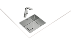 Teka FLEXLINEA RS15 2B 50.40 Tezgaha Sıfır/ Tezgah Altı/Tezgah Üstü  Tek Hazneli Paslanmaz Çelik Evye - 115000012