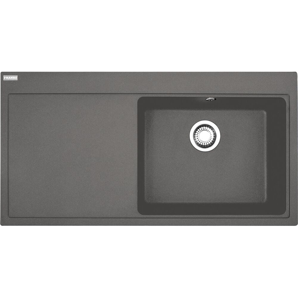 Franke Mythos MTG 611-100 SOL Damlalıklı Stone Grey Granit Evye 114.0742.260