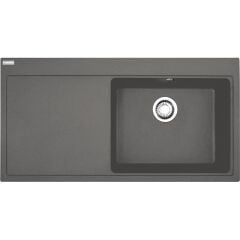 Franke Mythos MTG 611-100 SOL Damlalıklı Stone Grey Granit Evye 114.0742.260