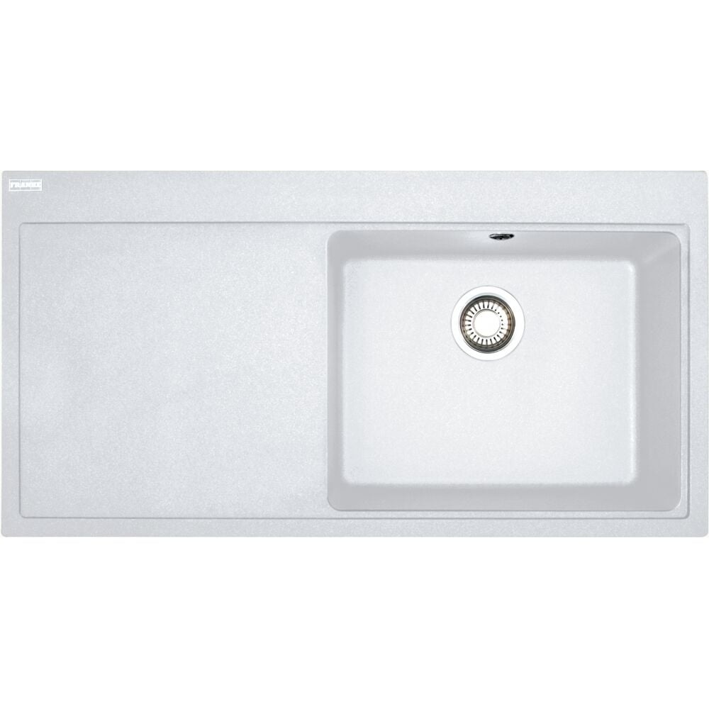 Franke Mythos MTG 611-100 SOL Damlalıklı Bianco Granit Evye 114.0742.322