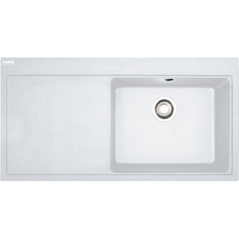 Franke Mythos MTG 611-100 SOL Damlalıklı Bianco Granit Evye 114.0742.322