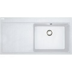 Franke Mythos MTG 611-100 SOL Damlalıklı Bianco Granit Evye 114.0742.322