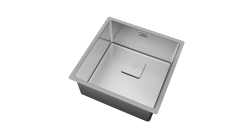 Teka FLEXLINEA RS15 2B 40.40 Tezgaha Sıfır/ Tezgah Altı/Tezgah Üstü  Tek Hazneli Paslanmaz Çelik Evye - 115000014