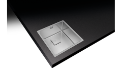 Teka FLEXLINEA RS15 2B 40.40 Tezgaha Sıfır/ Tezgah Altı/Tezgah Üstü  Tek Hazneli Paslanmaz Çelik Evye - 115000014