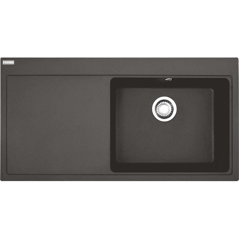 Franke Mythos MTG 611-100 SOL Damlalıklı Slate Grey  Granit Evye 114.0742.324