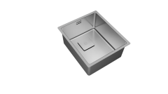 Teka FLEXLINEA RS15 2B 34.40 Tezgaha Sıfır/ Tezgah Altı/Tezgah Üstü  Tek Hazneli Paslanmaz Çelik Evye - 115000015