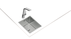 Teka FLEXLINEA RS15 2B 34.40 Tezgaha Sıfır/ Tezgah Altı/Tezgah Üstü  Tek Hazneli Paslanmaz Çelik Evye - 115000015