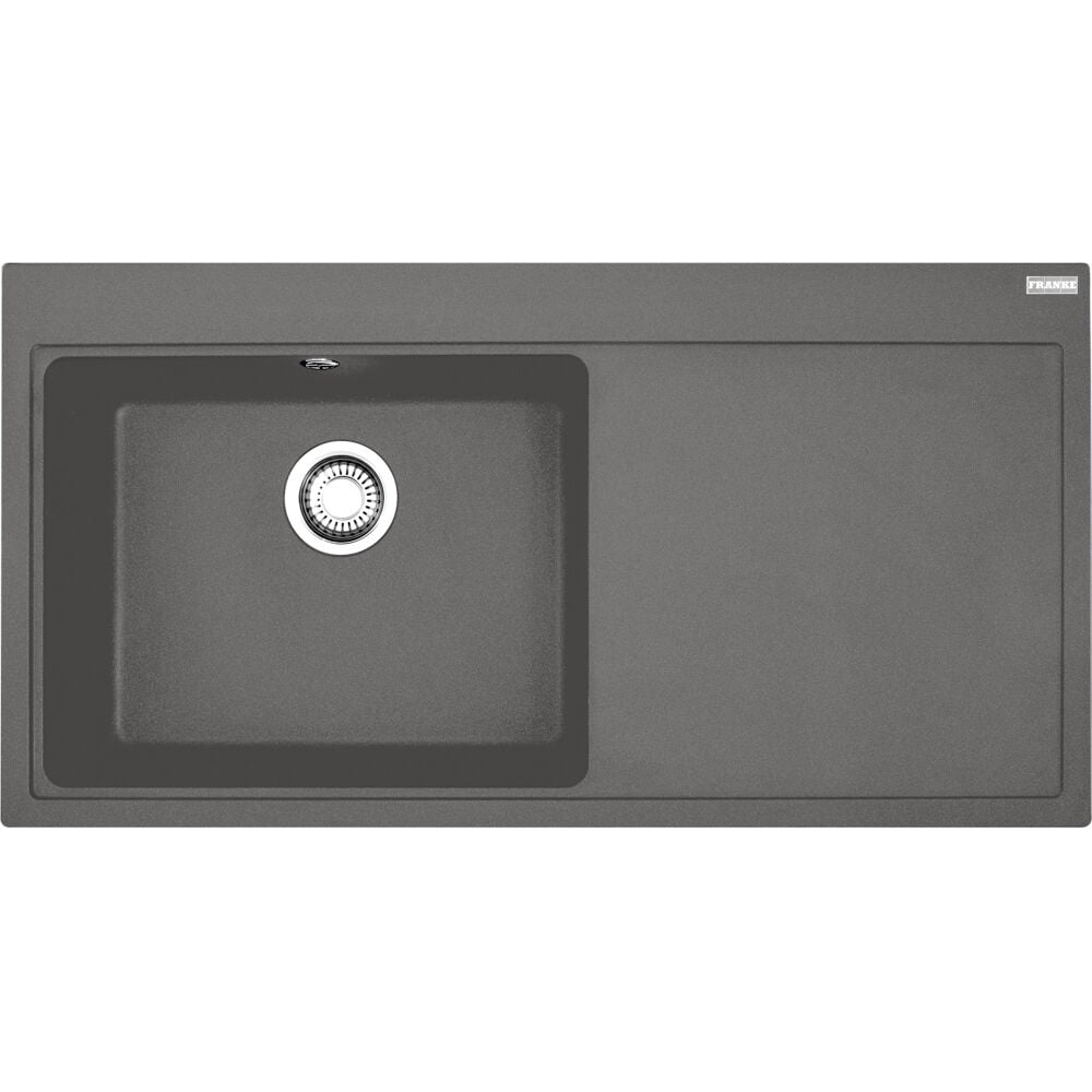 Franke Mythos MTG 611-100 Sağ Damlalıklı Stone Grey Granit Evye 114.0742.321