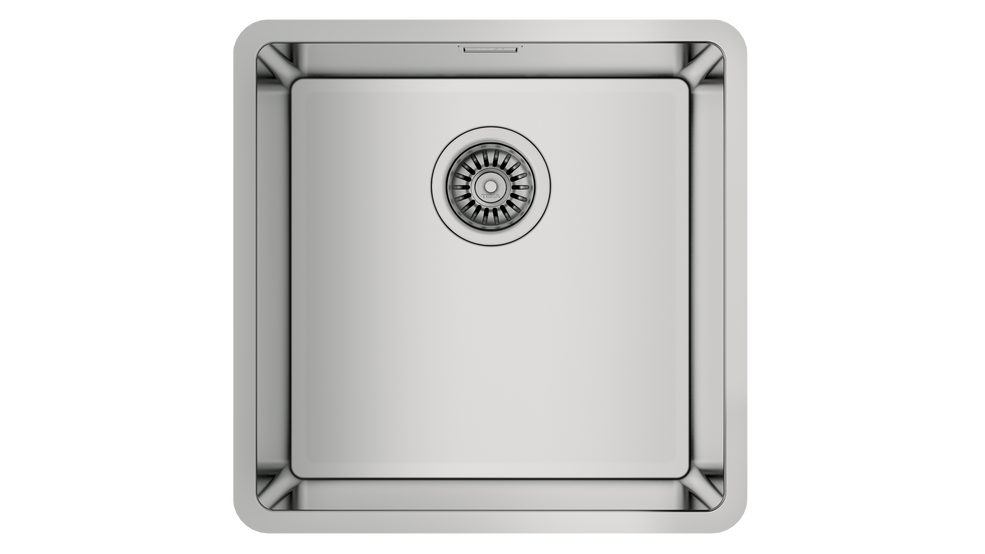 Teka BE LINEA 40.40 RS15 Tezgah Altı Damlalıksız Tek Hazneli Paslanmaz Çelik Evye - 115000007