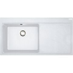 Franke Mythos MTG 611-100 Sağ  Damlalıklı Bianco (Beyaz) Granit Evye 114.0742.323