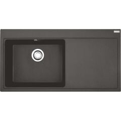 Franke Mythos MTG 611-100 Sağ  Damlalıklı Slate Grey Granit Evye 114.0742.325