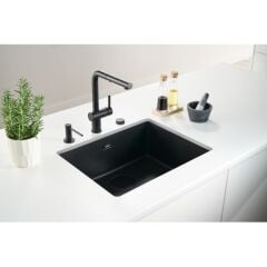 Franke Maris MRG 110-52 Matt Black Tezgah Altı Granit Eviye - 125.0742.327