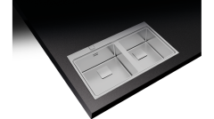 Teka ZENIT RS15 2B 86 AUTO 2 Gözlü Tezgah Üstü Damlalıklız Paslanmaz Çelik Evye - 115030015