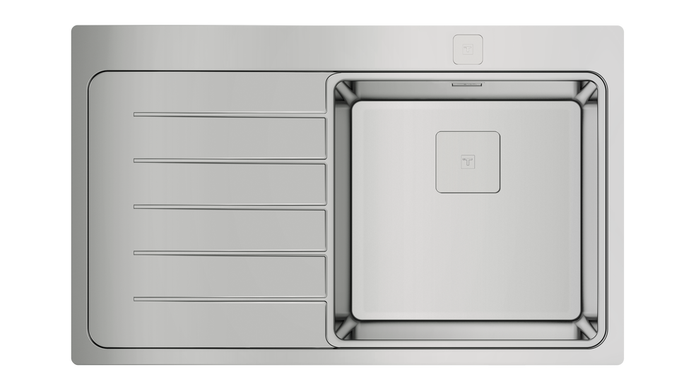 Teka ZENIT RS15 1B 1D R 86 AUTO Tezgah Üstü Sol Damlalıklı Paslanmaz Çelik Evye - 115100005