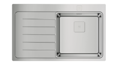 Teka ZENIT RS15 1B 1D R 86 AUTO Tezgah Üstü Sol Damlalıklı Paslanmaz Çelik Evye - 115100005